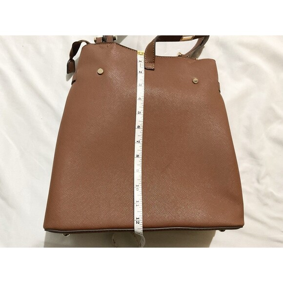 Women's Handbag 2 bags in 1, Brown - Picture 7 of 10